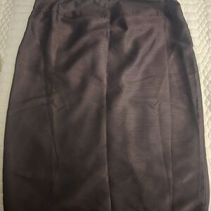 Larry Levine Espresso Pencil Skirt